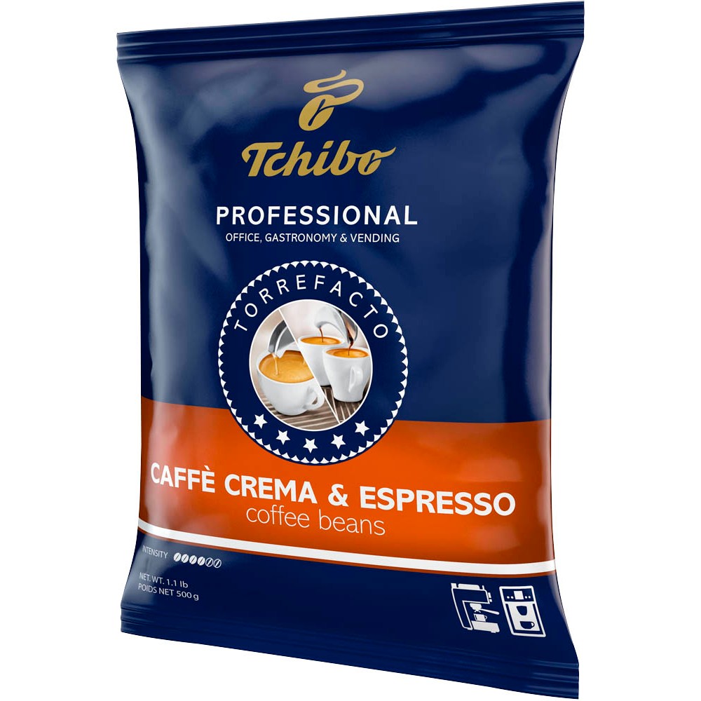 Tchibo PROFESSIONAL CAFFÈ CREMA & ESPRESSO Kaffeebohnen 500,0 g